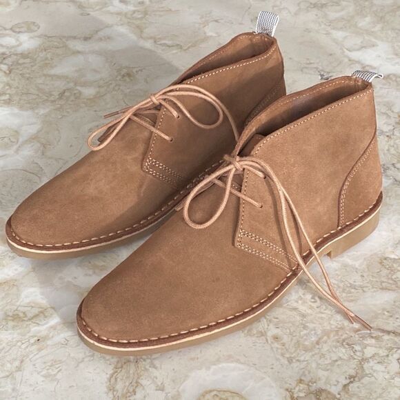 Softmoc Suede Leather Chukka Desert Boots - Picture 2 of 12